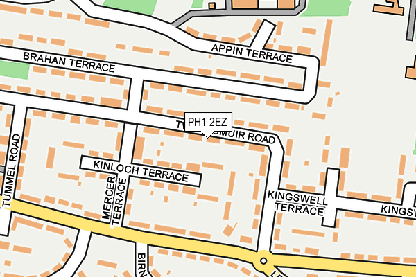 PH1 2EZ map - OS OpenMap – Local (Ordnance Survey) PH1 2EZ map - OS OpenMap – Local (Ordnance Survey)