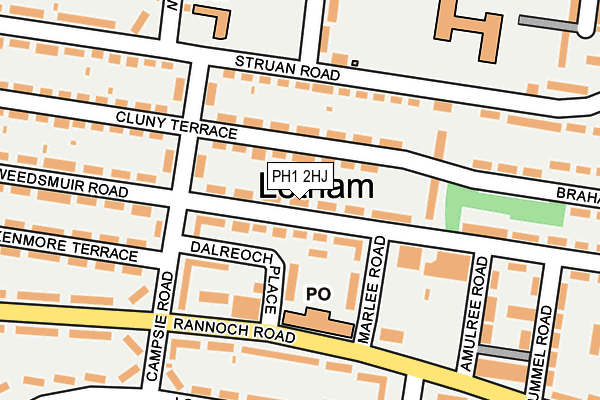 PH1 2HJ map - OS OpenMap – Local (Ordnance Survey) PH1 2HJ map - OS OpenMap – Local (Ordnance Survey)