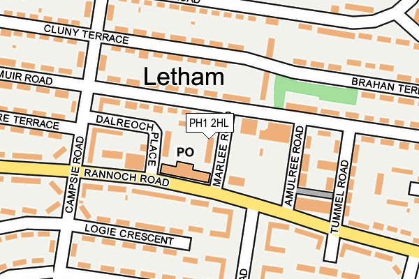 PH1 2HL map - OS OpenMap – Local (Ordnance Survey) PH1 2HL map - OS OpenMap – Local (Ordnance Survey)