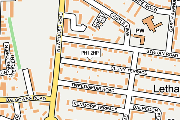 PH1 2HP map - OS OpenMap – Local (Ordnance Survey) PH1 2HP map - OS OpenMap – Local (Ordnance Survey)