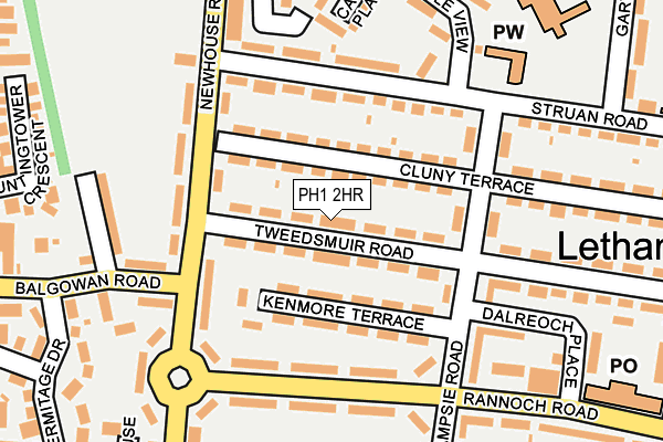PH1 2HR map - OS OpenMap – Local (Ordnance Survey) PH1 2HR map - OS OpenMap – Local (Ordnance Survey)