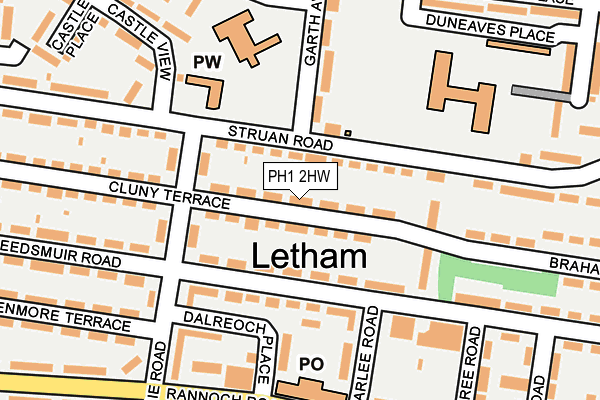 PH1 2HW map - OS OpenMap – Local (Ordnance Survey) PH1 2HW map - OS OpenMap – Local (Ordnance Survey)