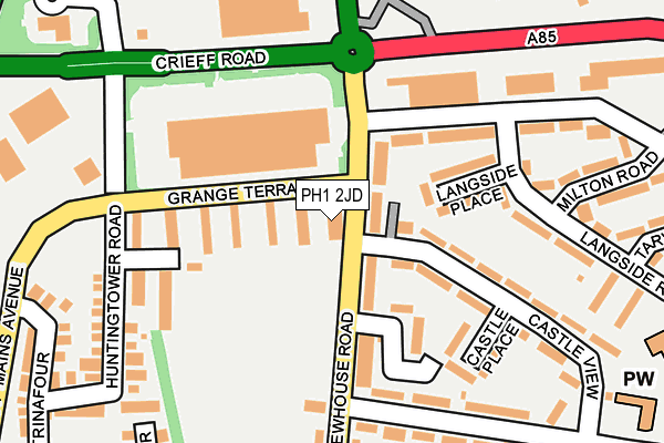 PH1 2JD map - OS OpenMap – Local (Ordnance Survey) PH1 2JD map - OS OpenMap – Local (Ordnance Survey)