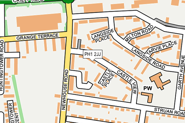 PH1 2JJ map - OS OpenMap – Local (Ordnance Survey) PH1 2JJ map - OS OpenMap – Local (Ordnance Survey)