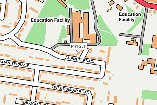 PH1 2LT map - OS OpenMap – Local (Ordnance Survey) PH1 2LT map - OS OpenMap – Local (Ordnance Survey)