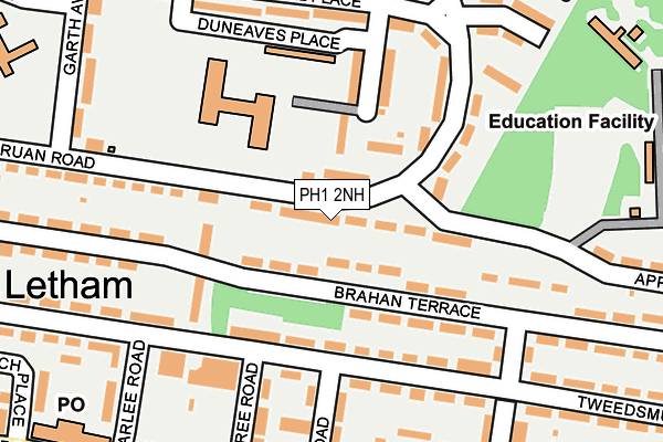 PH1 2NH map - OS OpenMap – Local (Ordnance Survey) PH1 2NH map - OS OpenMap – Local (Ordnance Survey)