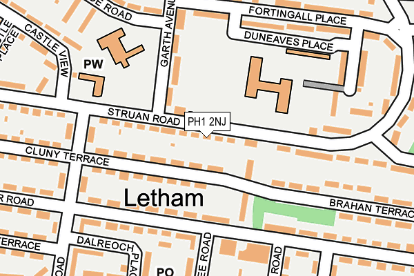 PH1 2NJ map - OS OpenMap – Local (Ordnance Survey) PH1 2NJ map - OS OpenMap – Local (Ordnance Survey)