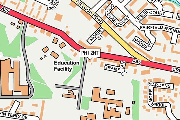 PH1 2NT map - OS OpenMap – Local (Ordnance Survey) PH1 2NT map - OS OpenMap – Local (Ordnance Survey)