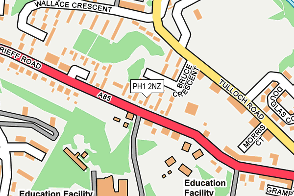 PH1 2NZ map - OS OpenMap – Local (Ordnance Survey) PH1 2NZ map - OS OpenMap – Local (Ordnance Survey)