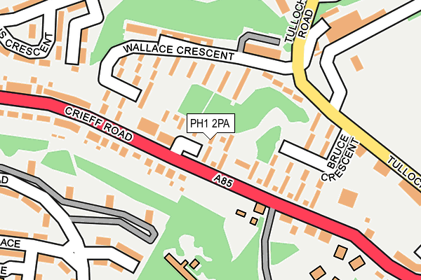 PH1 2PA map - OS OpenMap – Local (Ordnance Survey) PH1 2PA map - OS OpenMap – Local (Ordnance Survey)