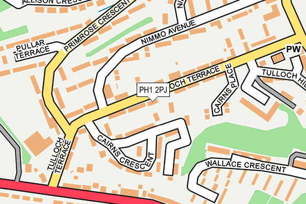 PH1 2PJ map - OS OpenMap – Local (Ordnance Survey) PH1 2PJ map - OS OpenMap – Local (Ordnance Survey)
