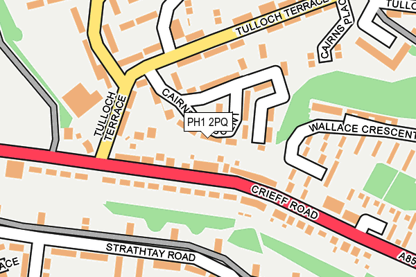 PH1 2PQ map - OS OpenMap – Local (Ordnance Survey) PH1 2PQ map - OS OpenMap – Local (Ordnance Survey)