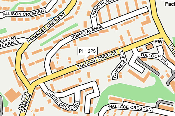 PH1 2PS map - OS OpenMap – Local (Ordnance Survey) PH1 2PS map - OS OpenMap – Local (Ordnance Survey)