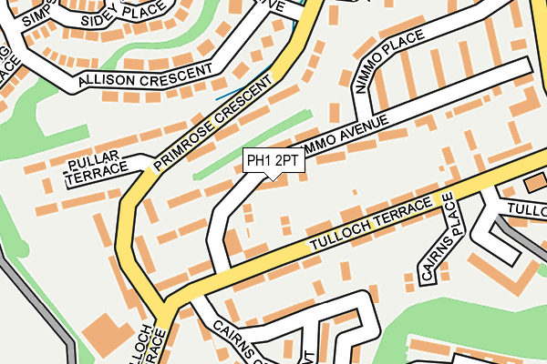 PH1 2PT map - OS OpenMap – Local (Ordnance Survey) PH1 2PT map - OS OpenMap – Local (Ordnance Survey)