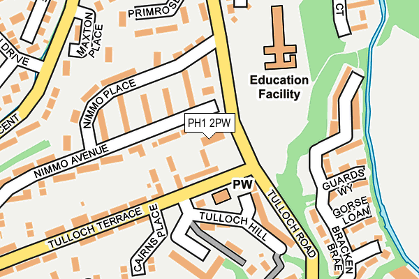 PH1 2PW map - OS OpenMap – Local (Ordnance Survey) PH1 2PW map - OS OpenMap – Local (Ordnance Survey)