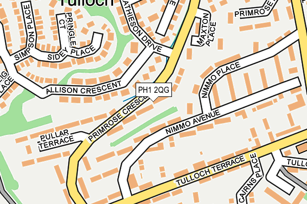 PH1 2QG map - OS OpenMap – Local (Ordnance Survey) PH1 2QG map - OS OpenMap – Local (Ordnance Survey)