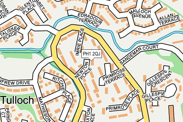 PH1 2QJ map - OS OpenMap – Local (Ordnance Survey) PH1 2QJ map - OS OpenMap – Local (Ordnance Survey)