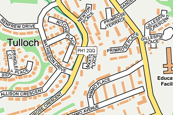 PH1 2QQ map - OS OpenMap – Local (Ordnance Survey) PH1 2QQ map - OS OpenMap – Local (Ordnance Survey)
