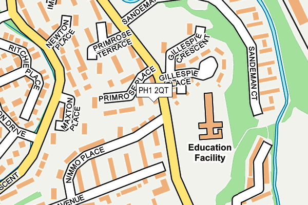 PH1 2QT map - OS OpenMap – Local (Ordnance Survey) PH1 2QT map - OS OpenMap – Local (Ordnance Survey)