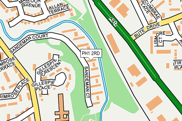 PH1 2RD map - OS OpenMap – Local (Ordnance Survey) PH1 2RD map - OS OpenMap – Local (Ordnance Survey)
