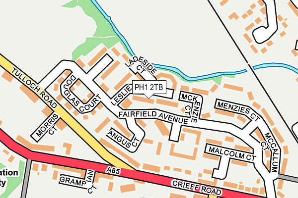 PH1 2TB map - OS OpenMap – Local (Ordnance Survey) PH1 2TB map - OS OpenMap – Local (Ordnance Survey)