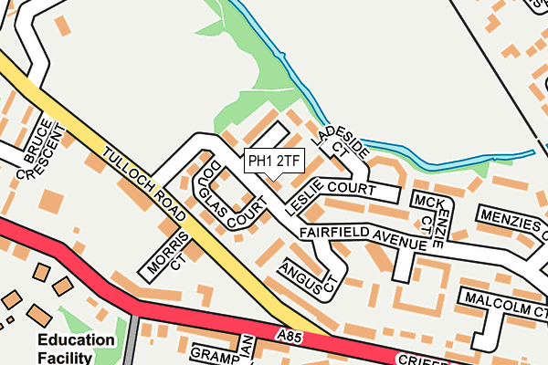 PH1 2TF map - OS OpenMap – Local (Ordnance Survey) PH1 2TF map - OS OpenMap – Local (Ordnance Survey)