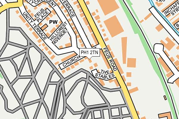 PH1 2TN map - OS OpenMap – Local (Ordnance Survey) PH1 2TN map - OS OpenMap – Local (Ordnance Survey)