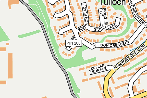 PH1 2UJ map - OS OpenMap – Local (Ordnance Survey) PH1 2UJ map - OS OpenMap – Local (Ordnance Survey)