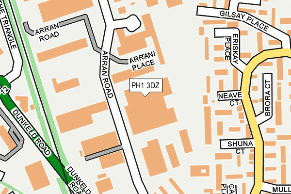 PH1 3DZ map - OS OpenMap – Local (Ordnance Survey) PH1 3DZ map - OS OpenMap – Local (Ordnance Survey)