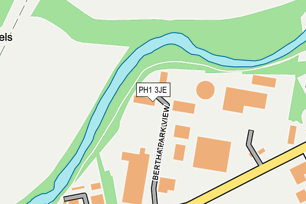 PH1 3JE map - OS OpenMap – Local (Ordnance Survey) PH1 3JE map - OS OpenMap – Local (Ordnance Survey)