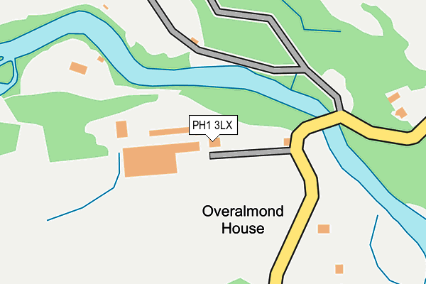 PH1 3LX map - OS OpenMap – Local (Ordnance Survey) PH1 3LX map - OS OpenMap – Local (Ordnance Survey)