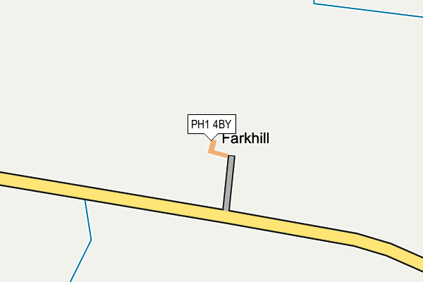 PH1 4BY map - OS OpenMap – Local (Ordnance Survey) PH1 4BY map - OS OpenMap – Local (Ordnance Survey)