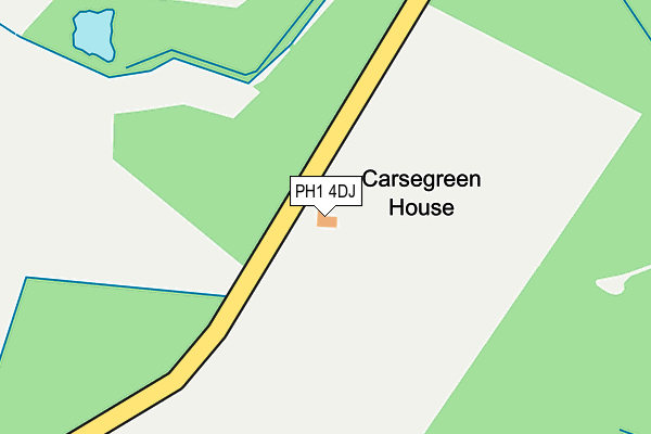 PH1 4DJ map - OS OpenMap – Local (Ordnance Survey) PH1 4DJ map - OS OpenMap – Local (Ordnance Survey)