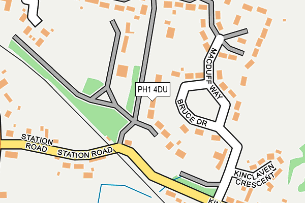 PH1 4DU map - OS OpenMap – Local (Ordnance Survey) PH1 4DU map - OS OpenMap – Local (Ordnance Survey)