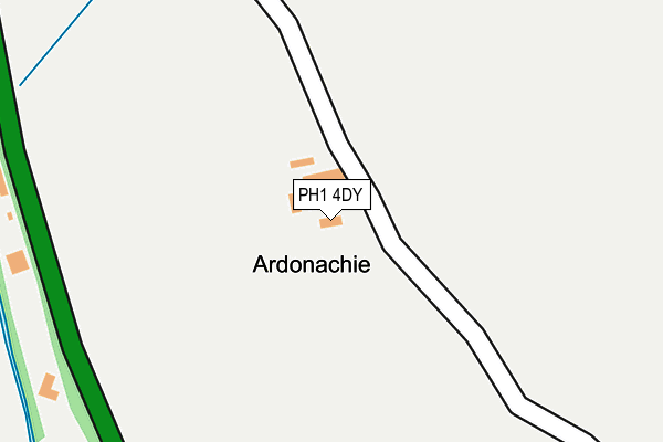 PH1 4DY map - OS OpenMap – Local (Ordnance Survey) PH1 4DY map - OS OpenMap – Local (Ordnance Survey)