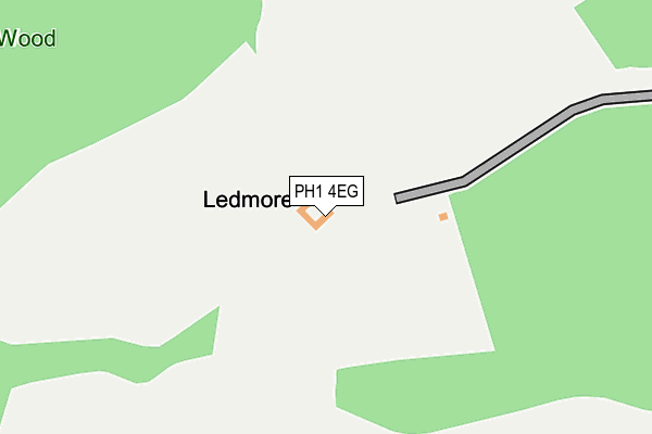 PH1 4EG map - OS OpenMap – Local (Ordnance Survey) PH1 4EG map - OS OpenMap – Local (Ordnance Survey)