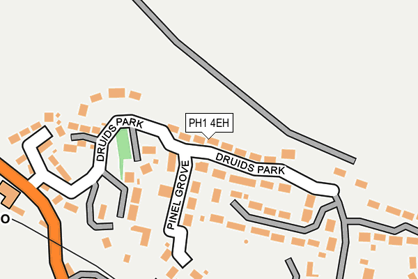 PH1 4EH map - OS OpenMap – Local (Ordnance Survey) PH1 4EH map - OS OpenMap – Local (Ordnance Survey)