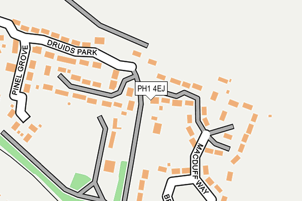 PH1 4EJ map - OS OpenMap – Local (Ordnance Survey) PH1 4EJ map - OS OpenMap – Local (Ordnance Survey)