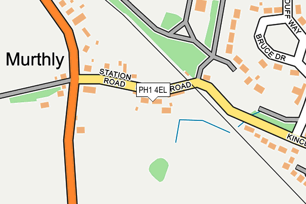 PH1 4EL map - OS OpenMap – Local (Ordnance Survey) PH1 4EL map - OS OpenMap – Local (Ordnance Survey)