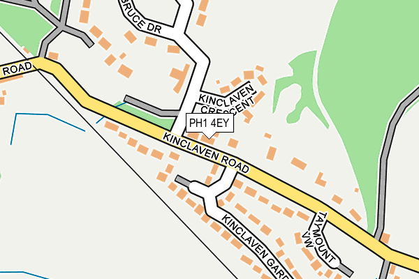 PH1 4EY map - OS OpenMap – Local (Ordnance Survey) PH1 4EY map - OS OpenMap – Local (Ordnance Survey)