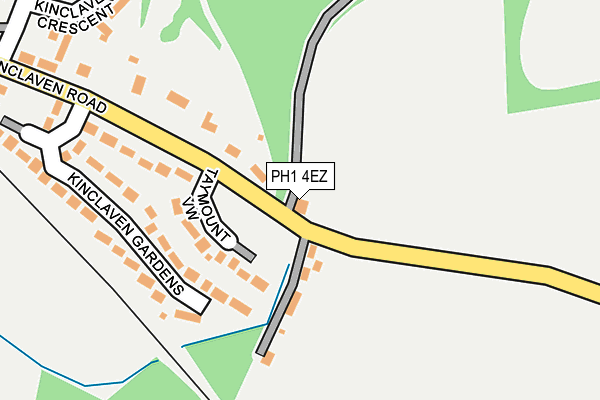 PH1 4EZ map - OS OpenMap – Local (Ordnance Survey) PH1 4EZ map - OS OpenMap – Local (Ordnance Survey)