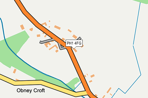PH1 4FG map - OS OpenMap – Local (Ordnance Survey) PH1 4FG map - OS OpenMap – Local (Ordnance Survey)