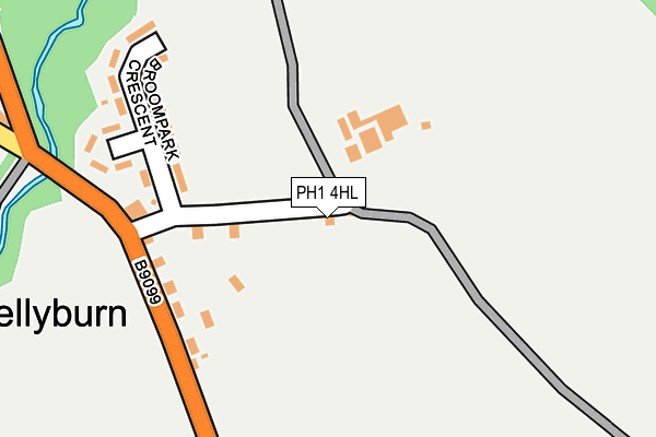 PH1 4HL map - OS OpenMap – Local (Ordnance Survey) PH1 4HL map - OS OpenMap – Local (Ordnance Survey)