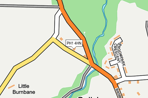 PH1 4HN map - OS OpenMap – Local (Ordnance Survey) PH1 4HN map - OS OpenMap – Local (Ordnance Survey)