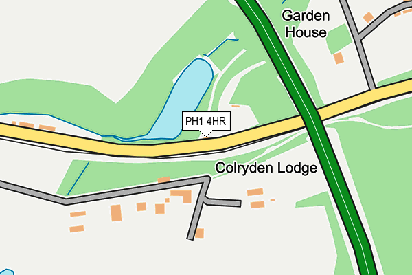 PH1 4HR map - OS OpenMap – Local (Ordnance Survey) PH1 4HR map - OS OpenMap – Local (Ordnance Survey)