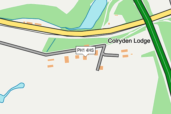 PH1 4HS map - OS OpenMap – Local (Ordnance Survey) PH1 4HS map - OS OpenMap – Local (Ordnance Survey)