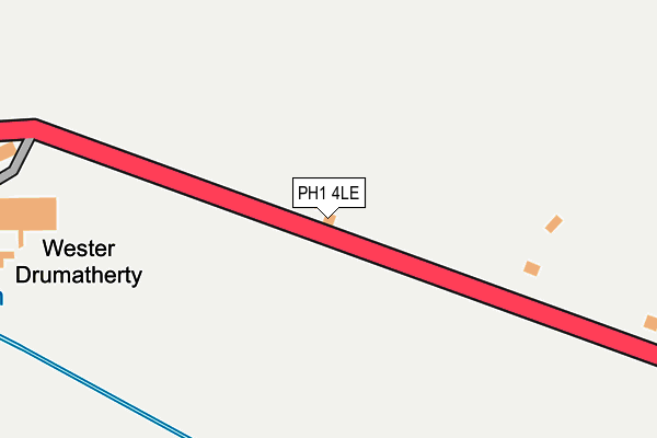 PH1 4LE map - OS OpenMap – Local (Ordnance Survey) PH1 4LE map - OS OpenMap – Local (Ordnance Survey)