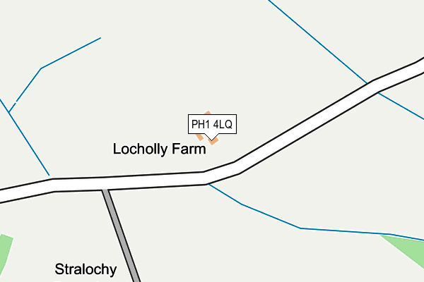 PH1 4LQ map - OS OpenMap – Local (Ordnance Survey) PH1 4LQ map - OS OpenMap – Local (Ordnance Survey)