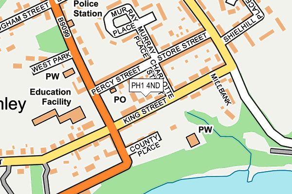 PH1 4ND map - OS OpenMap – Local (Ordnance Survey) PH1 4ND map - OS OpenMap – Local (Ordnance Survey)
