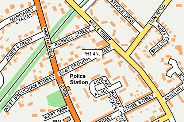 PH1 4NJ map - OS OpenMap – Local (Ordnance Survey) PH1 4NJ map - OS OpenMap – Local (Ordnance Survey)